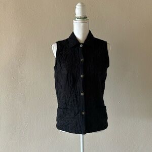 Graff Wear Black Quilted Vest S